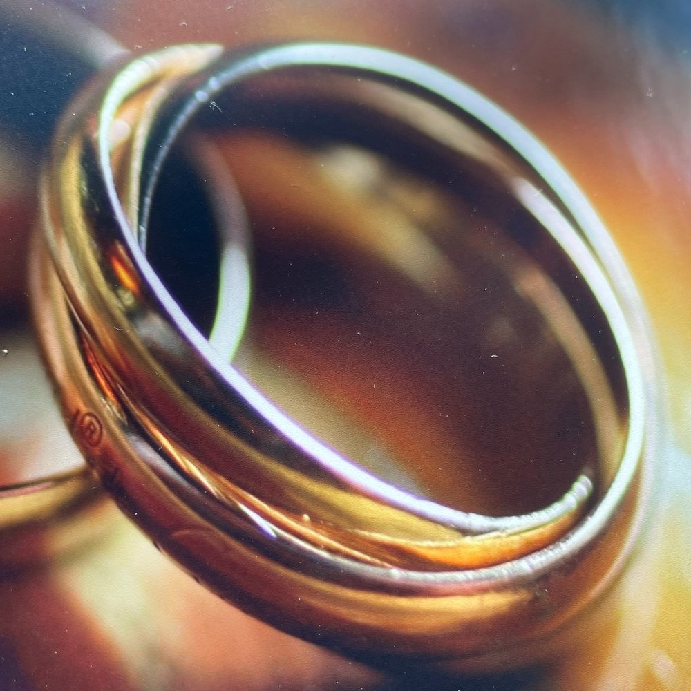 Authentic Le Must de Cartier Trinity Ring